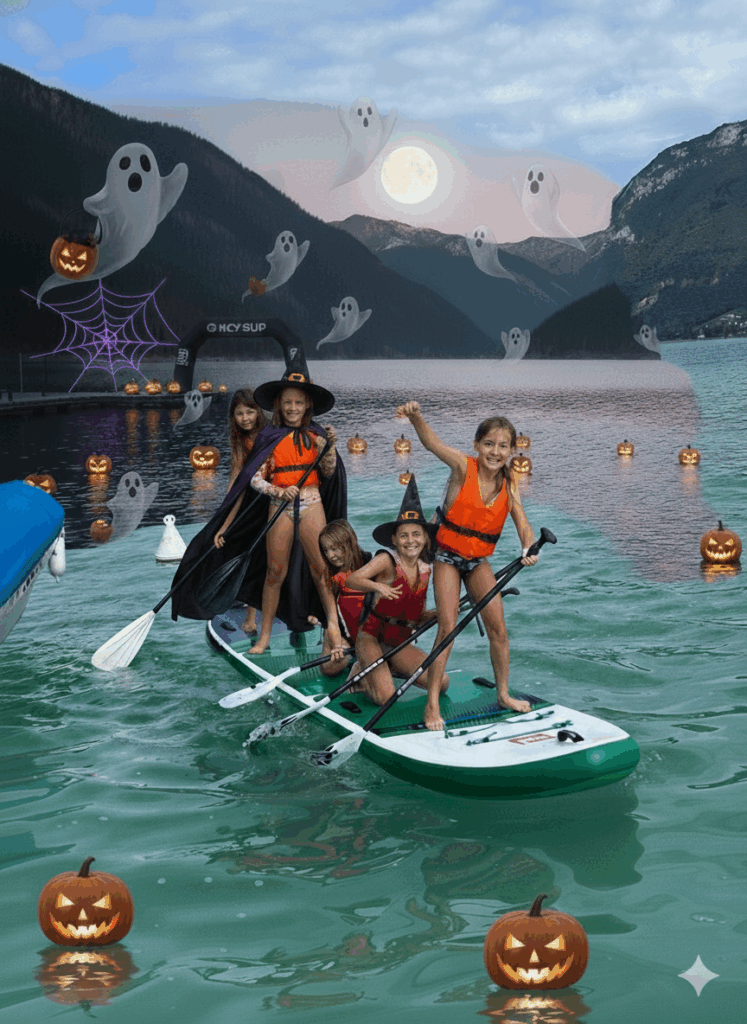 halloween en paddle au NCY SUP